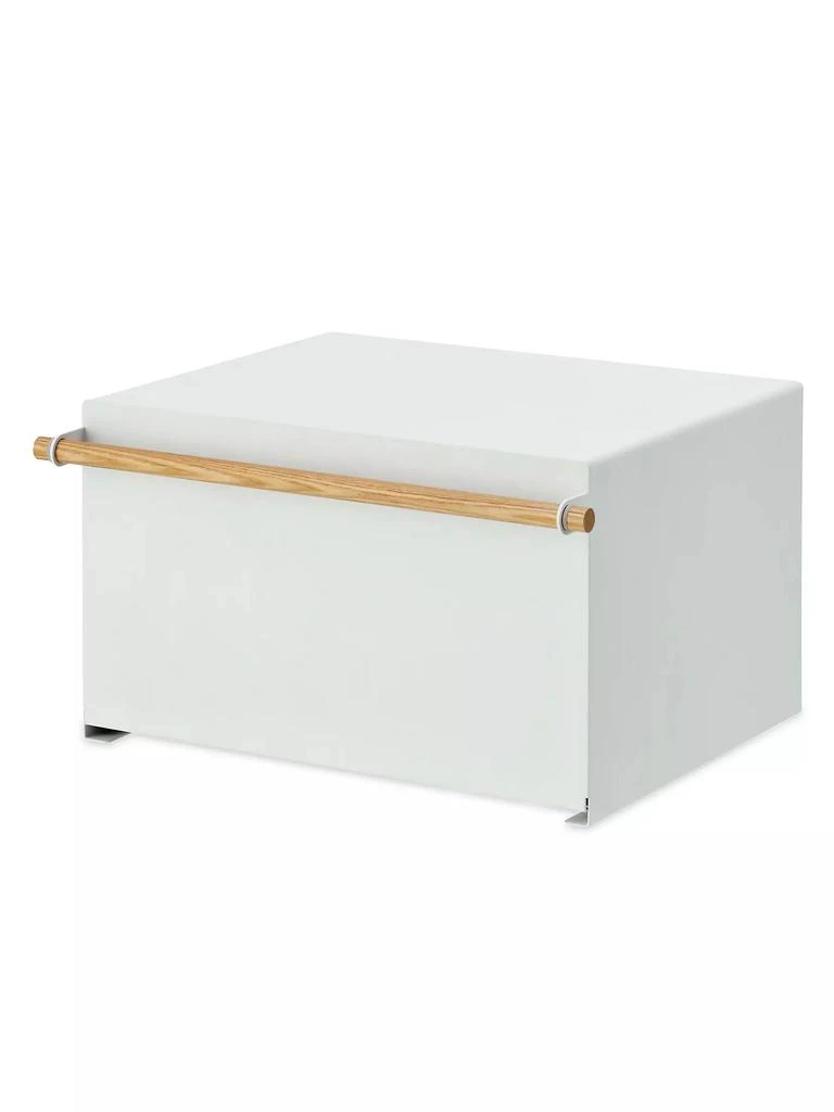 商品Yamazaki|Tosca Steel & Wood Bread Box,价格¥955,第1张图片