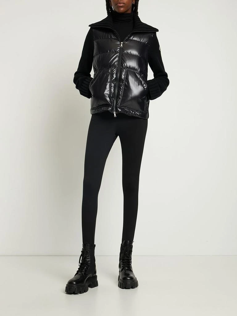 商品Moncler|Wool & Nylon Down Zip Cardigan Jacket,价格¥8030,第1张图片详细描述