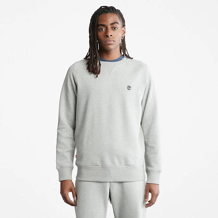 商品Timberland|Exeter River Crewneck Sweatshirt for Men in Grey,价格¥691,第1张图片