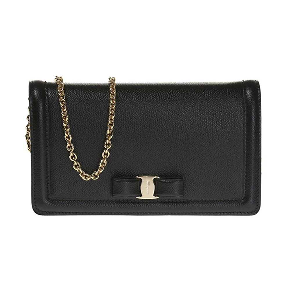 Salvatore Ferragamo 菲拉格慕 Vara系列黑色牛皮女士包袋 22-C916-0673771 商品