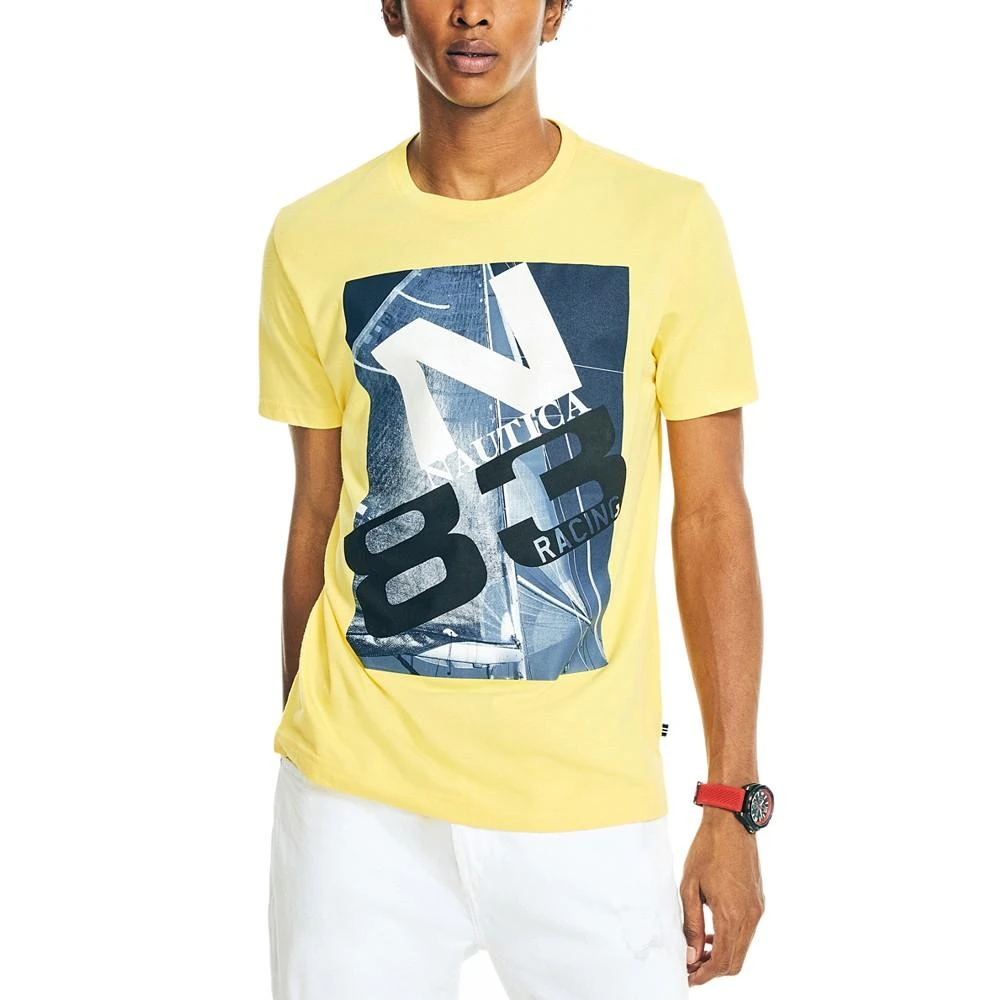 商品Nautica|Men's Sustainably Crafted N-83 Racing Graphic T-Shirt,价格¥98,第1张图片