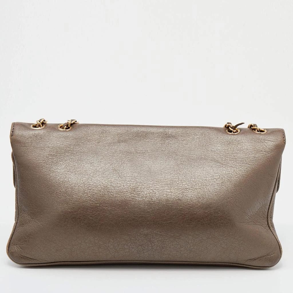 商品[二手商品] Chanel|Chanel Brown Quilted Leather Turn Lock Flap Bag,价格¥8723,第4张图片详细描述