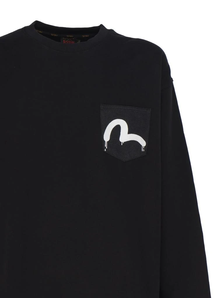 商品Evisu|Sweatshirt In Cotton With Logo Sign,价格¥1001,第2张图片详细描述