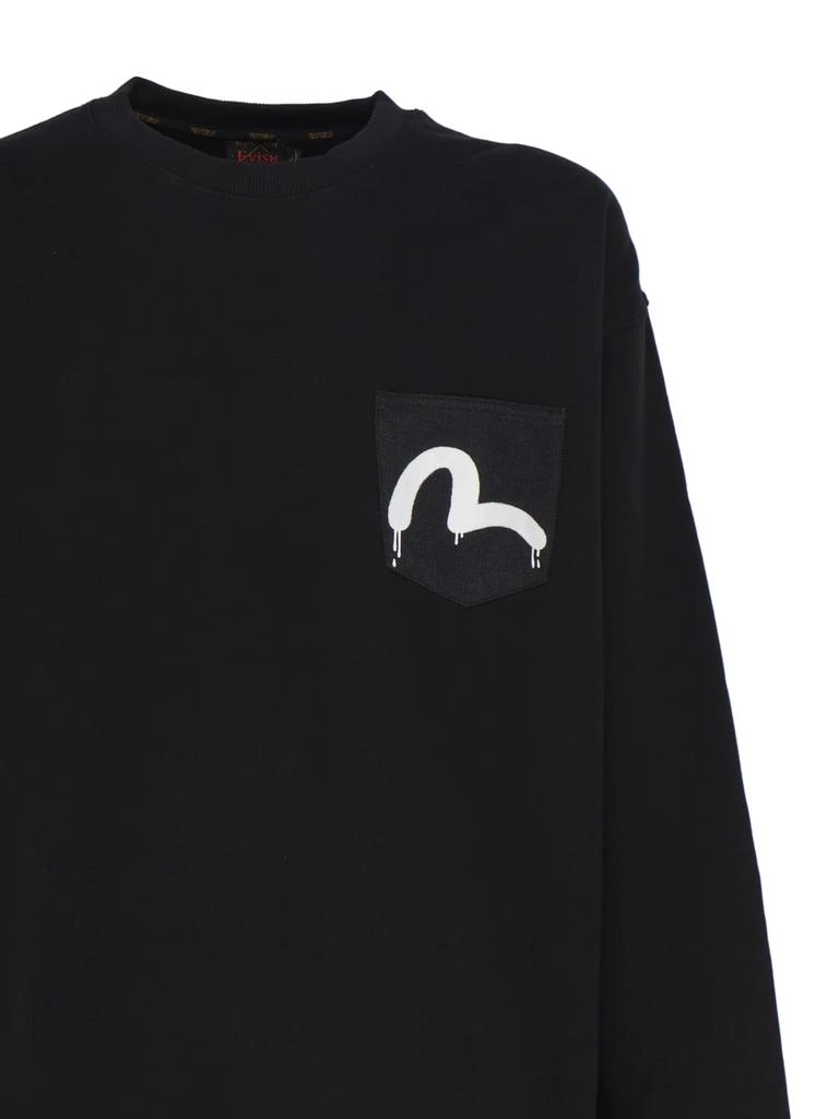 商品Evisu|Sweatshirt In Cotton With Logo Sign,价格¥1056,第2张图片详细描述