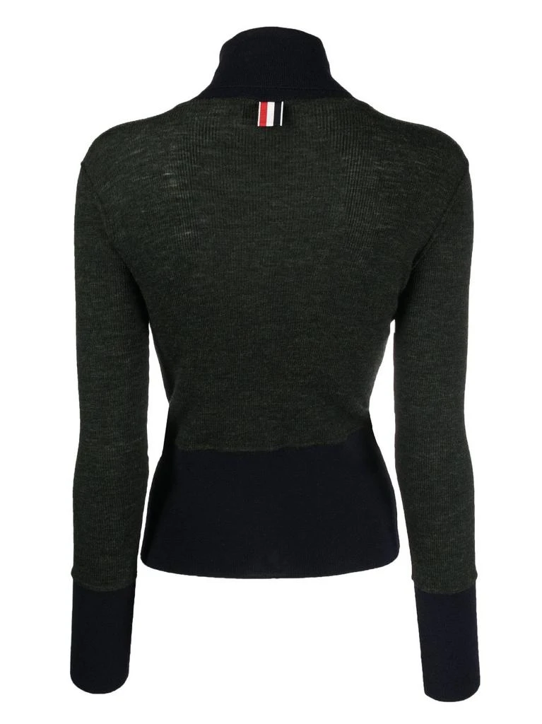 商品Thom Browne|THOM BROWNE WOMEN RIB WOOL LONGSLEEVE TURTLENECK,价格¥5173,第2张图片详细描述