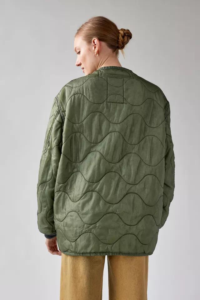 Urban Renewal Vintage Two Pocket Quilted Liner Jacket商品第3张图片规格展示