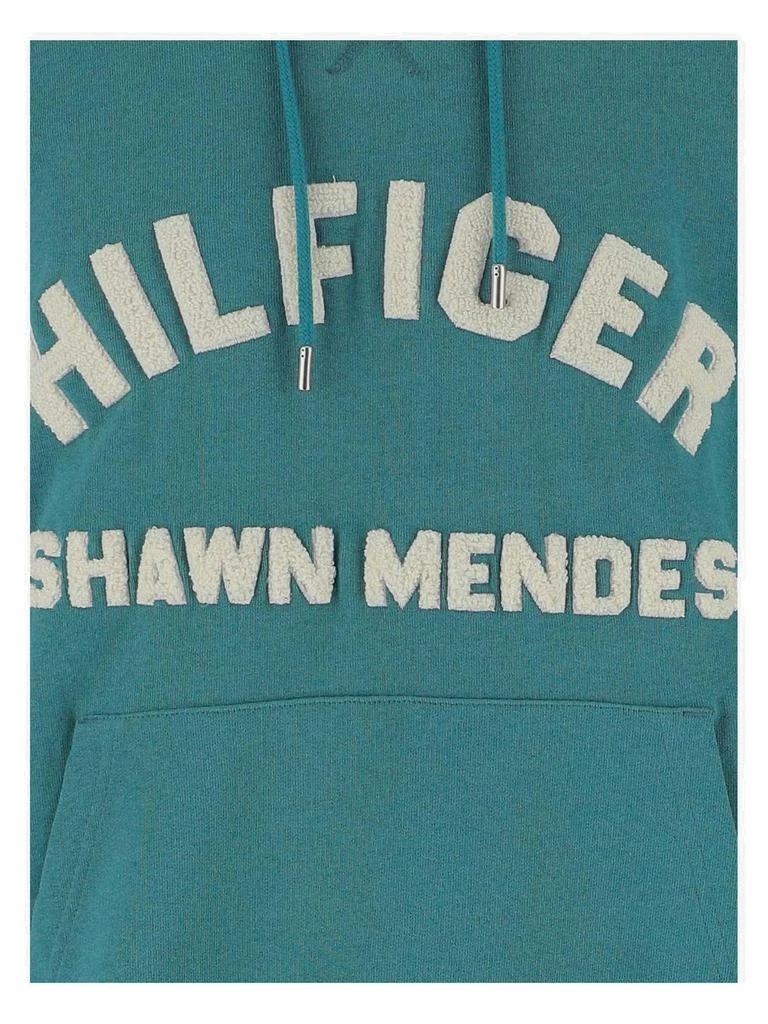 商品Tommy Hilfiger|Tommy Hilfiger X Shawn Mendes Logo-Patch Drawstring Hoodie,价格¥1187,第3张图片详细描述