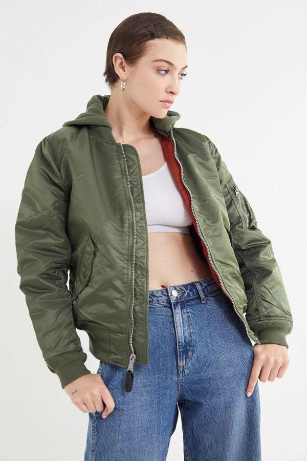 商品Alpha Industries|Alpha Industries MA-1 Natus Bomber Jacket,价格¥756,第2张图片详细描述