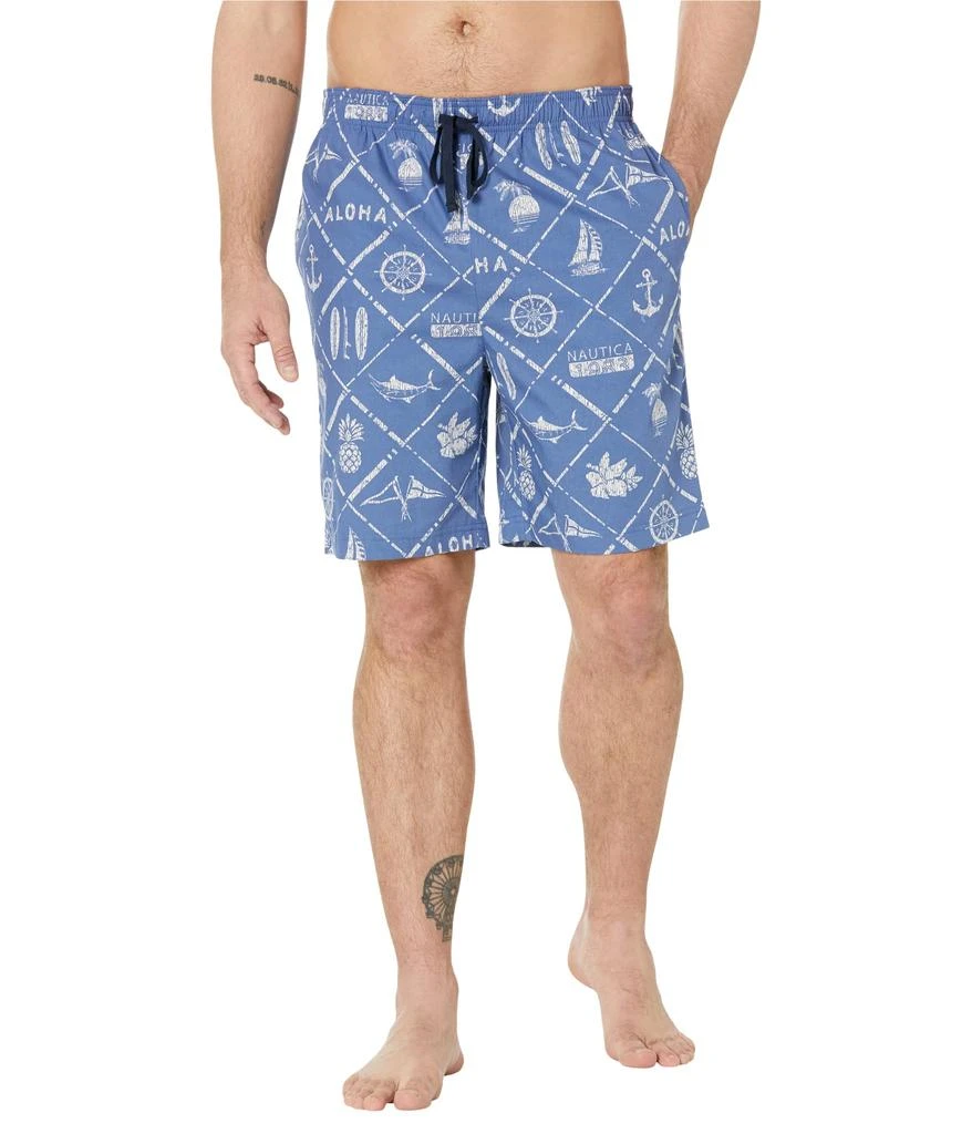 商品Nautica|Aloha Print Sleep Shorts,价格¥158,第1张图片