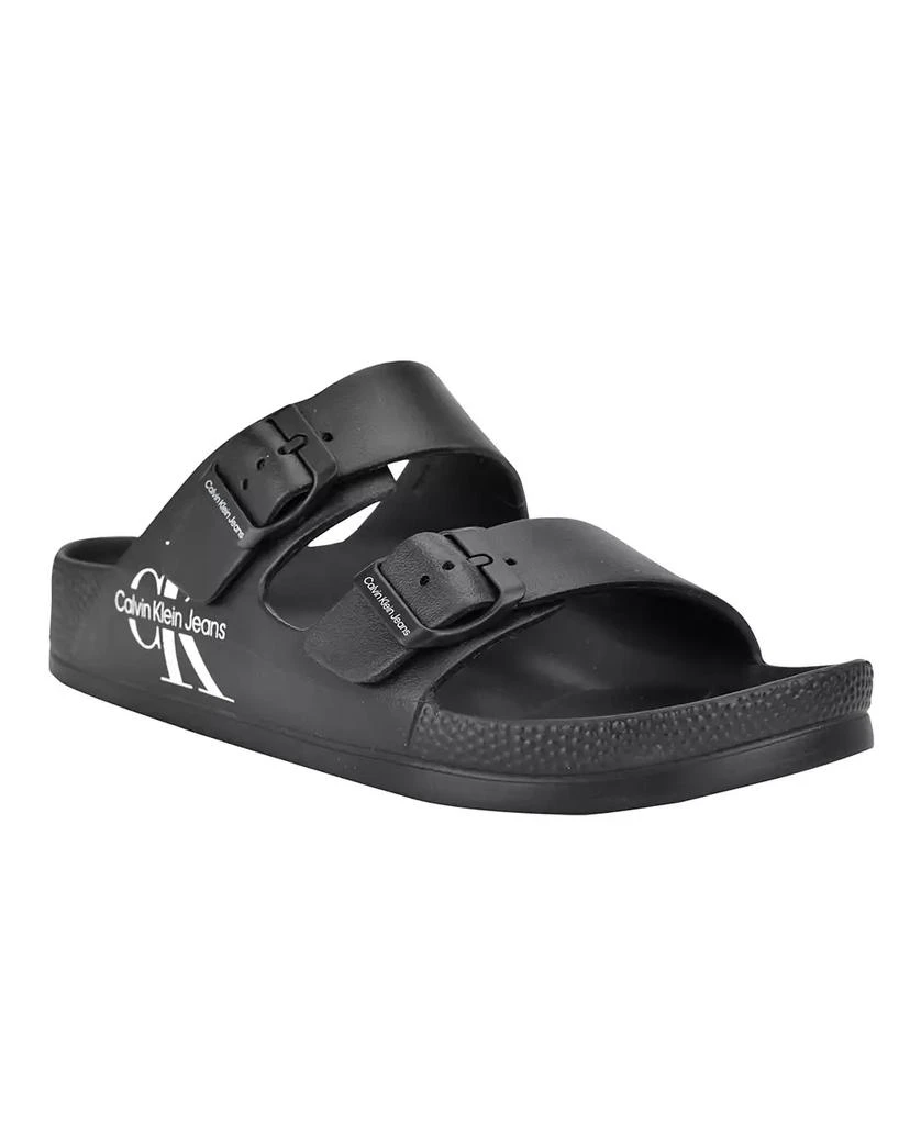 商品Calvin Klein|Men's Zion Open Toe Casual Slip-on Sandals,价格¥438,第1张图片