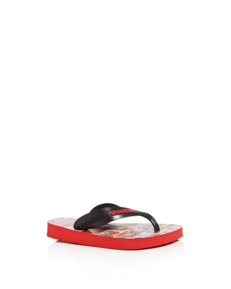 商品Havaianas|男孩(幼儿/小童)Boys' Max Heroes Flip-Flops - Walker, Toddler, Little Kid,价格¥115,第1张图片