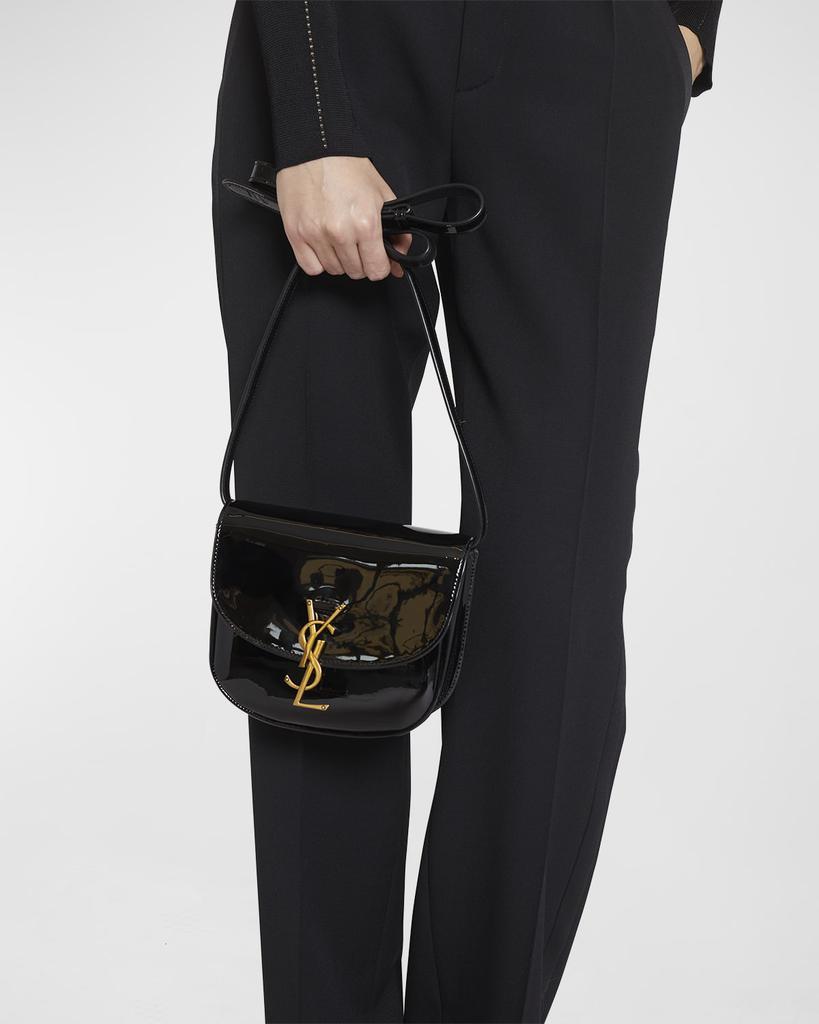 商品Yves Saint Laurent|Kaia Small YSL Patent Leather Crossbody Bag,价格¥12613,第7张图片详细描述