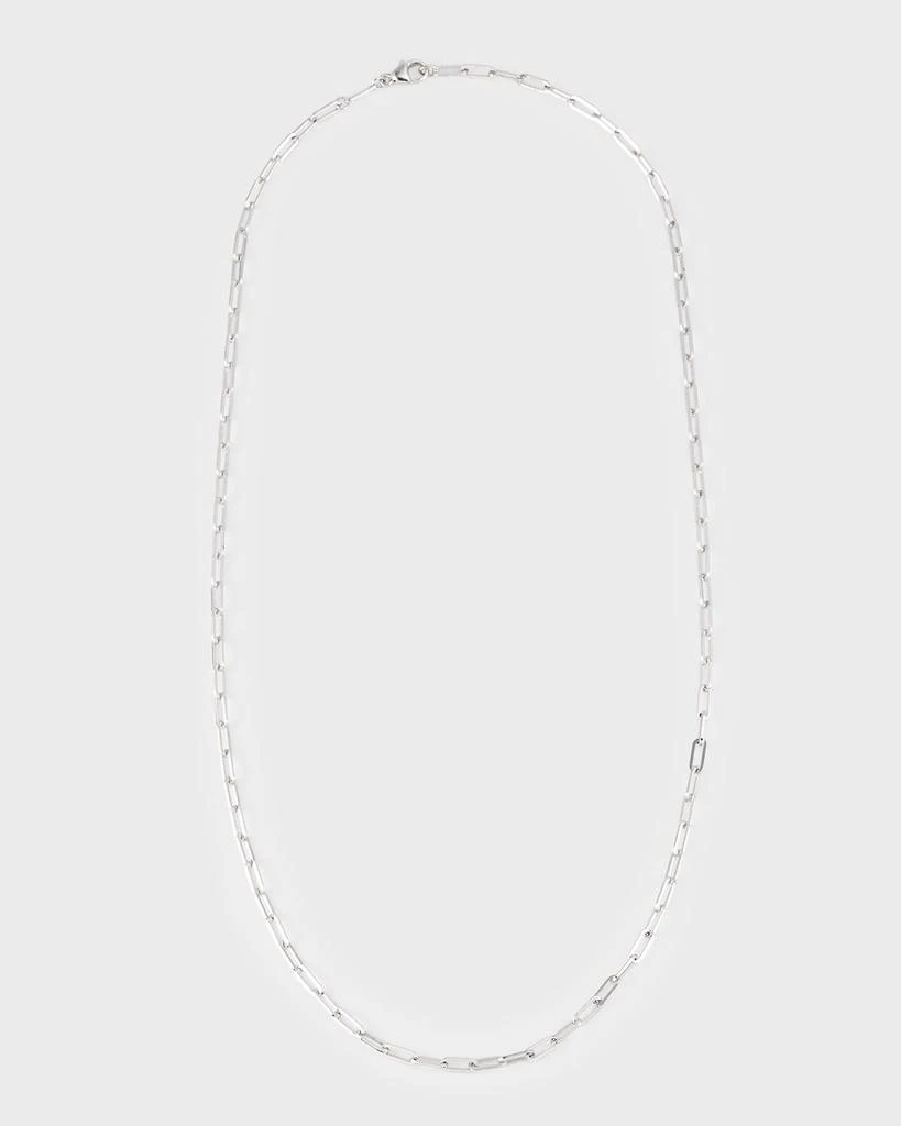 商品Lisa Nik|Golden Dreams 18K White Gold Paper Clip Necklace, 18"L,价格¥14591,第1张图片