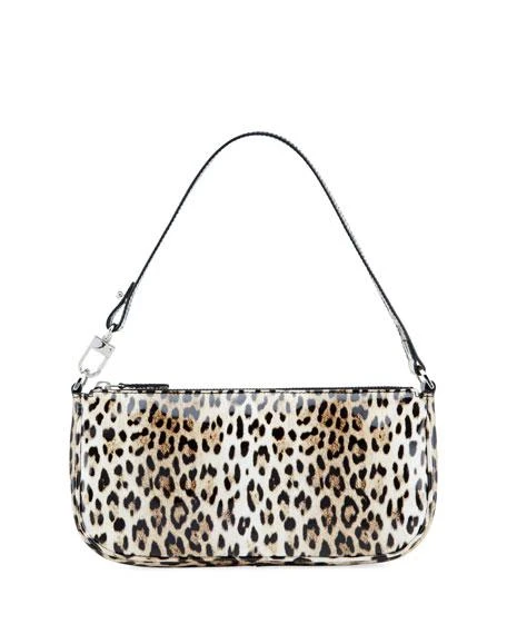 商品by FAR|Rachel Patent Leopard Shoulder Bag,价格¥1698,第2张图片详细描述