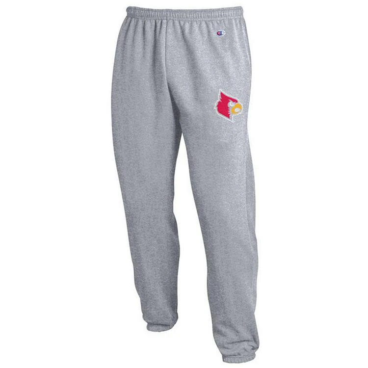 商品CHAMPION|Men's Louisville Cardinals Powerblend Open Bottom Sweatpants,价格¥262,第1张图片