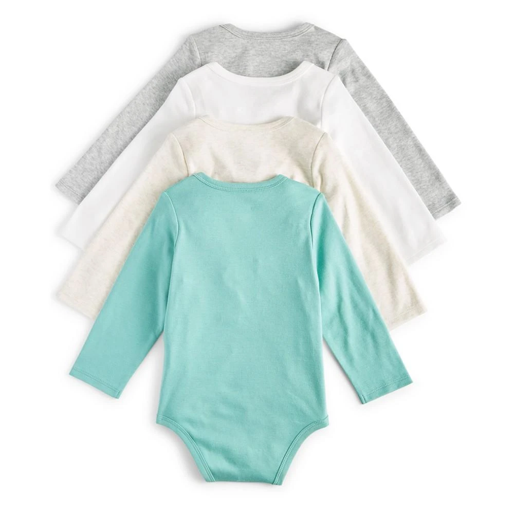 商品First Impressions|Baby Neutral Bodysuits, Pack of 4, Created for Macy's,价格¥103,第2张图片详细描述