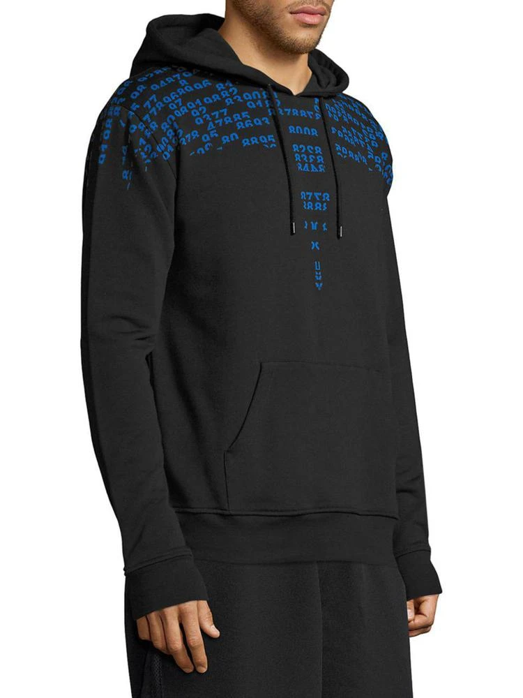 商品Marcelo Burlon|Number Graphic Hooded Sweatshirt,价格¥1159,第3张图片详细描述