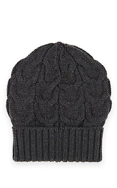 商品Moncler|Kids' Cable-Stitch Wool Beanie,价格¥590,第2张图片详细描述