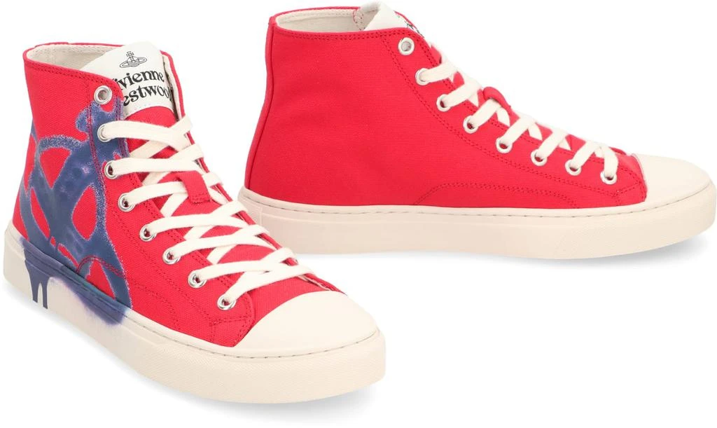 商品Vivienne Westwood|Plimsoll High-top Sneakers,价格¥1830,第3张图片详细描述