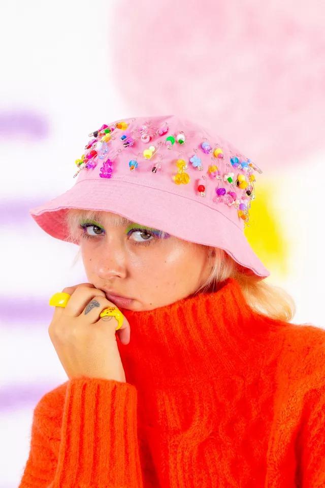 商品Zig Zag Goods LLC|Zig Zag Bead Baby Bucket Hat,价格¥885,第4张图片详细描述