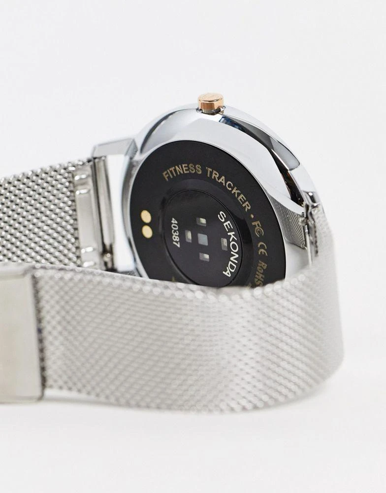 商品Sekonda|Sekonda womens smart watch with mesh bracelet in silver,价格¥820,第4张图片详细描述