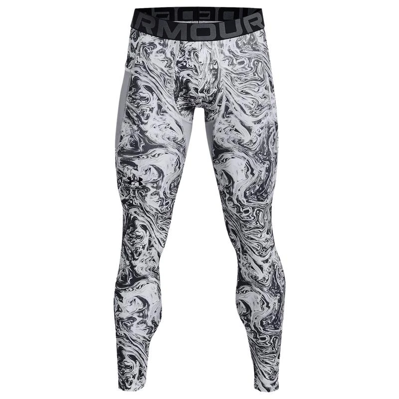 商品Under Armour|Under Armour Heatgear Armour Printed Compression Tights - Men's,价格¥296,第5张图片详细描述