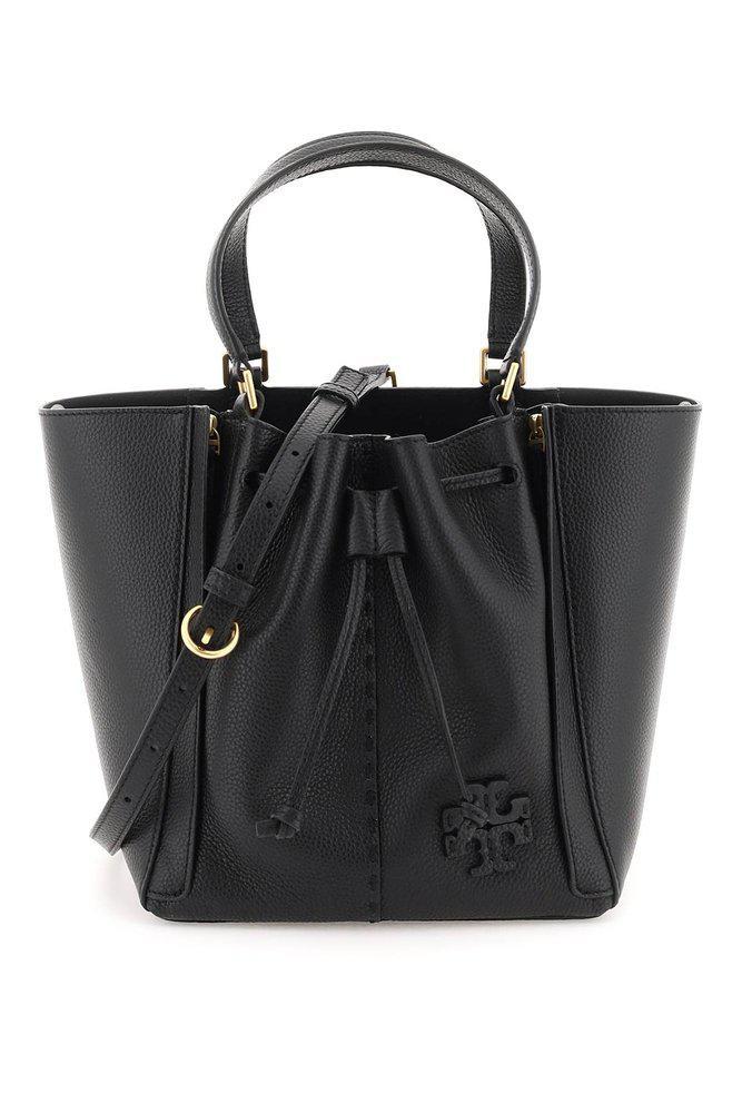 商品Tory Burch|Tory Burch Logo Patch Drawstring Tote Bag,价格¥3976,第1张图片