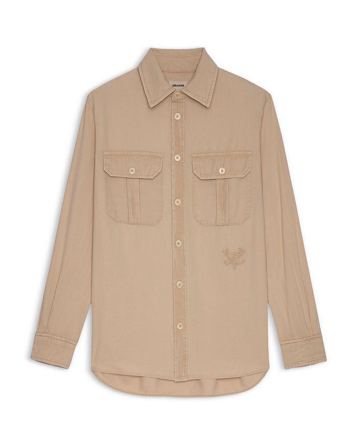 商品Zadig&Voltaire|Teros Twill Shirt,价格¥1174,第7张图片详细描述