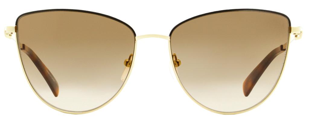 Longchamp Women's Tea Cup Sunglasses LO152S 720 Gold/Black/Havana 58mm商品第2张图片规格展示