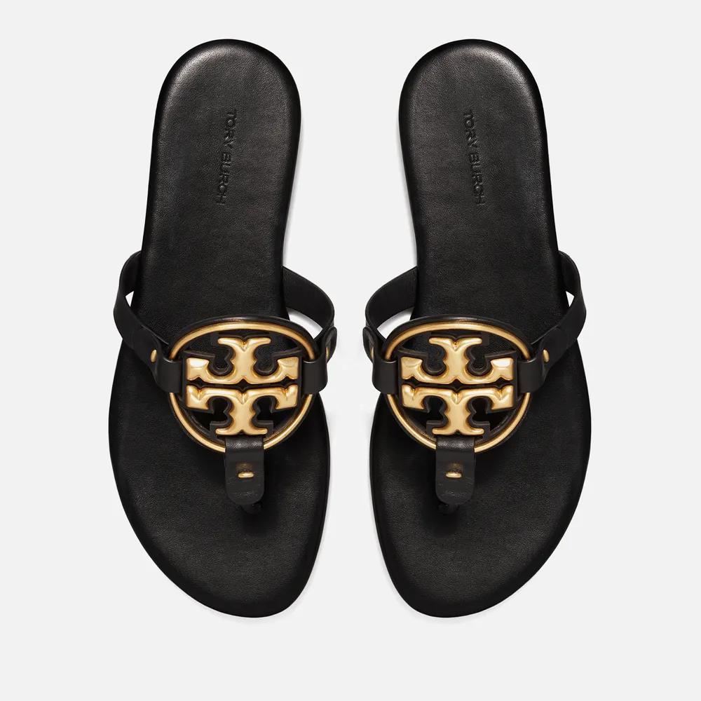 商品Tory Burch|Tory Burch Women's Metal Miller Soft Toe Post Sandals,价格¥2529,第6张图片详细描述