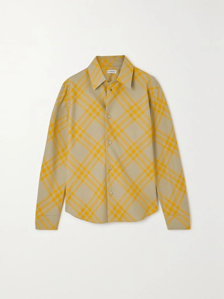商品Burberry|格纹纯棉衬衫,价格¥6957,第1张图片