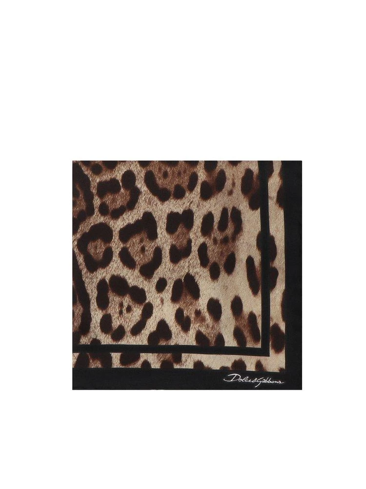 商品Dolce & Gabbana|Dolce & Gabbana Leopard-Printed Scarf,价格¥1428,第1张图片