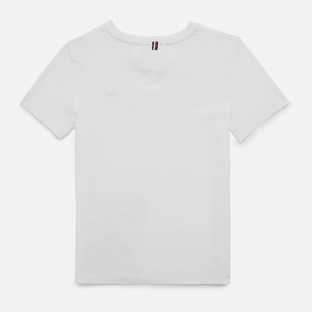 Tommy Hilfiger Boys' Basic Short Sleeve T-Shirt - Bright White商品第2张图片规格展示