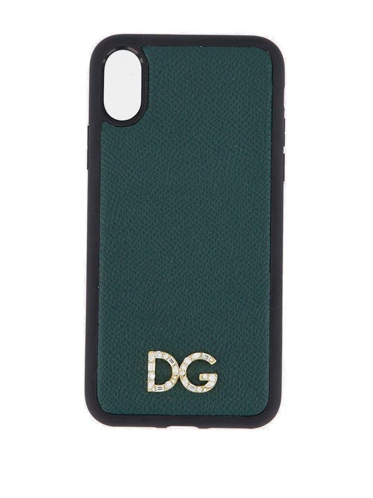 商品Dolce & Gabbana|Dolce & Gabbana Logo Plaque iPhone X/XS Case,价格¥1067,第1张图片