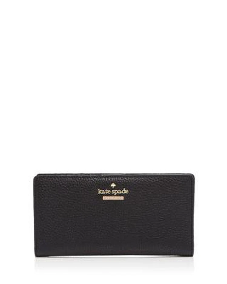 商品Kate Spade|Jackson Street Stacy Pebbled Leather Continental Wallet,价格¥719,第1张图片