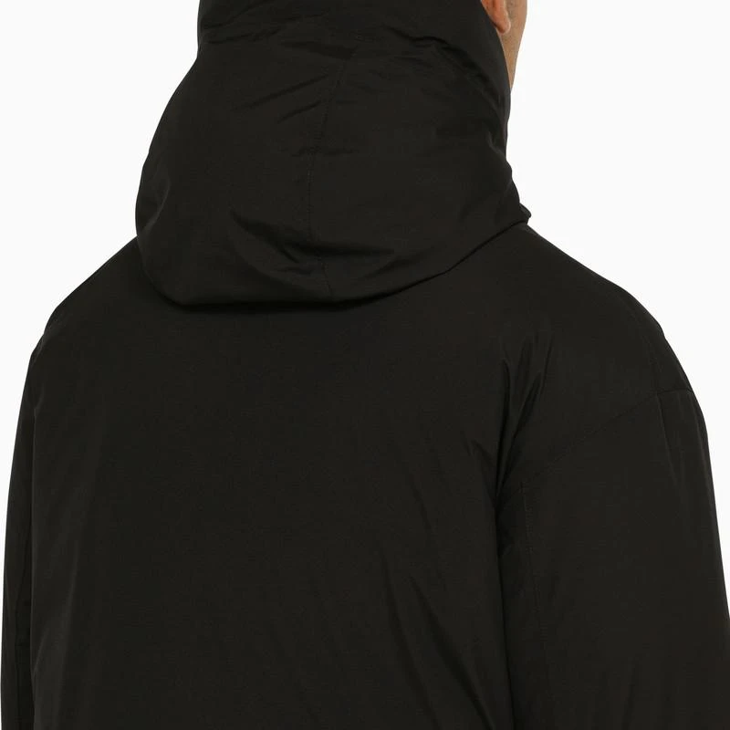 商品Herno|Black Laminar padded parka,价格¥7443,第4张图片详细描述