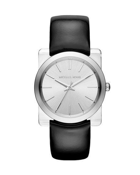 商品Michael Kors|35mm Kempton Leather Strap Watch,价格¥870,第4张图片详细描述