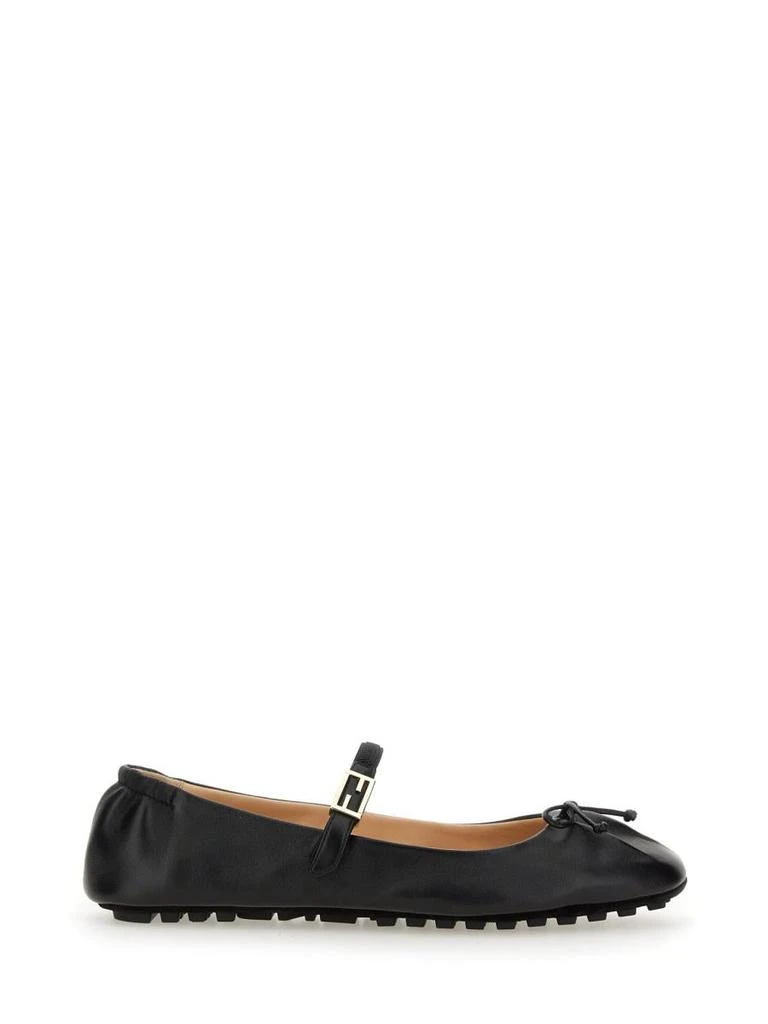 商品Fendi|Fendi Ballerina With Ff Baguette Pattern,价格¥6219,第1张图片