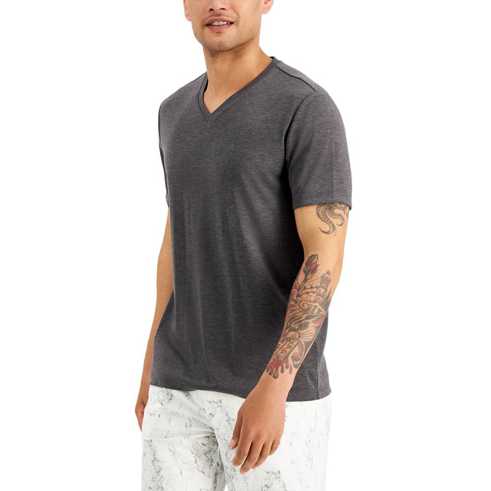 Men's Travel Stretch V-Neck T-Shirt, Created for Macy's商品第1张图片规格展示