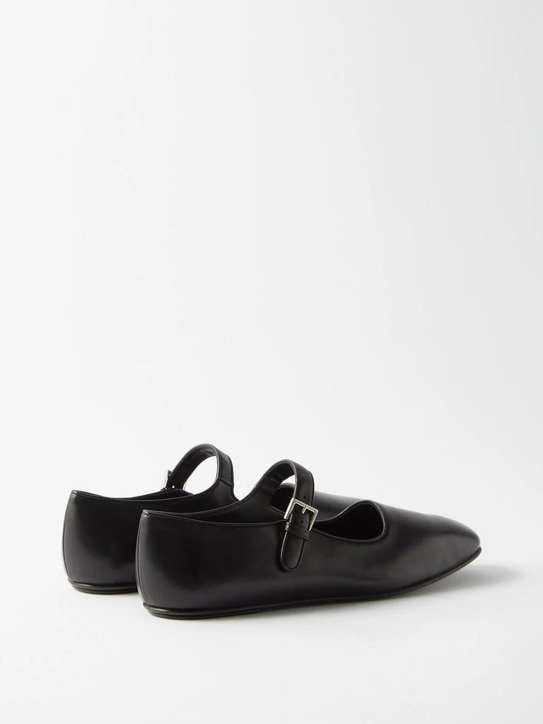 商品The Row|Ava leather Mary Jane flats,价格¥4289,第4张图片详细描述