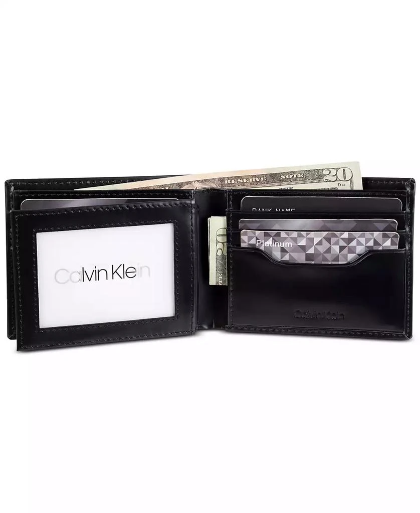 商品Calvin Klein|Men's RFID Slimfold Wallet & Key Fob Set,价格¥206,第4张图片详细描述