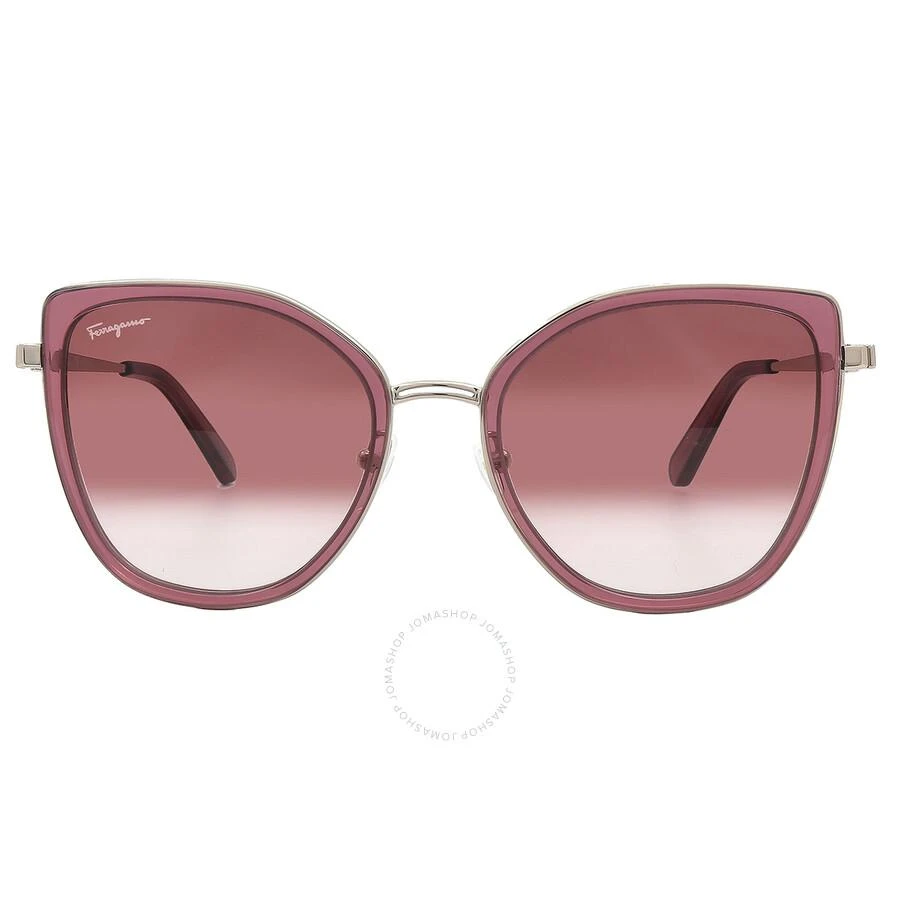 Salvatore Ferragamo Pink Gradient Butterfly Ladies Sunglasses SF293S 774 54 1