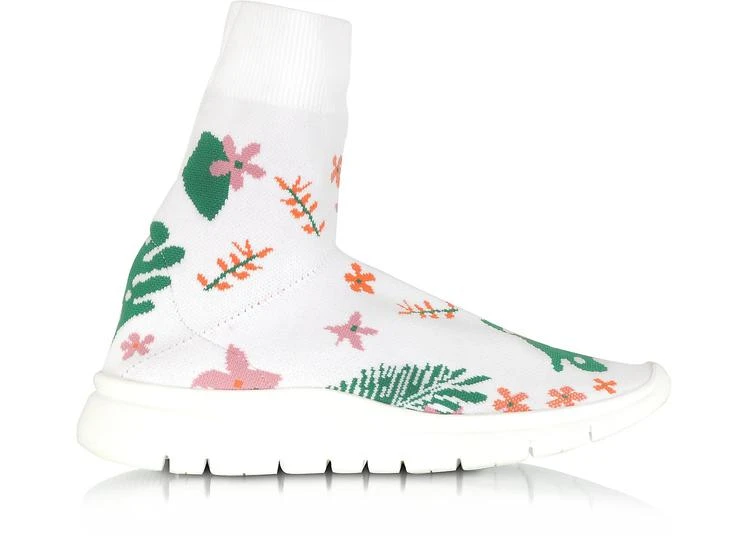 商品Joshua Sanders|White Flower 尼龙袜靴,价格¥1390,第1张图片