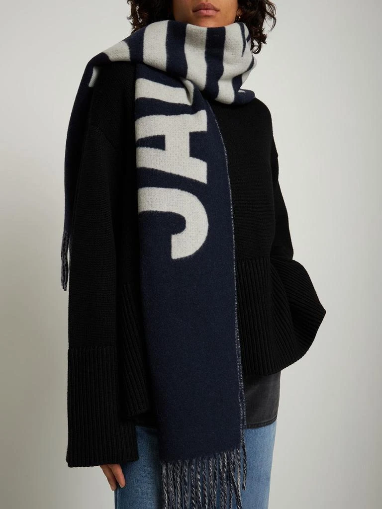 商品Jacquemus|L'echarpe Logo Wool Scarf,价格¥1586,第1张图片