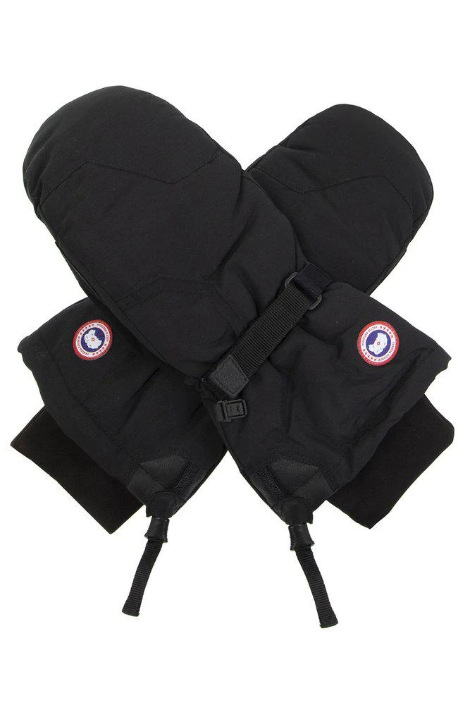 商品Canada Goose|Canada Goose Arctic Down Logo-Patch Mitts,价格¥866,第1张图片