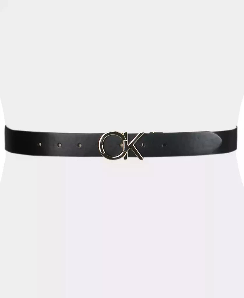 商品Calvin Klein|Women's Reversible Monogram Buckle Belt,价格¥183,第5张图片详细描述