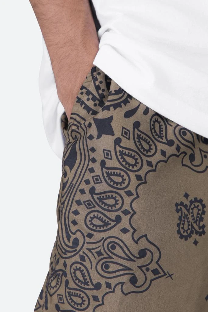 Nylon Paisley Shorts - Brown 商品