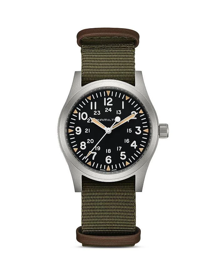 商品Hamilton|Mechanical Khaki Field Watch, 42mm,价格¥5219,第1张图片