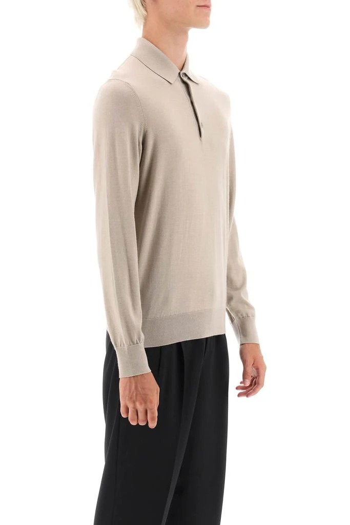 商品Zegna|Zegna cashseta polo sweater,价格¥4577,第2张图片详细描述