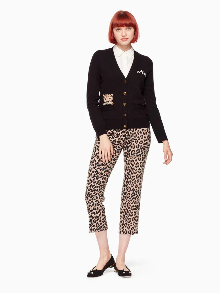 商品Kate Spade|leopard cardigan,价格¥1109,第3张图片详细描述